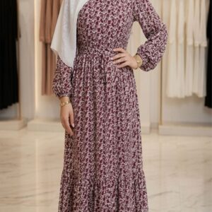 فستان محتشم بتصميم أنيق